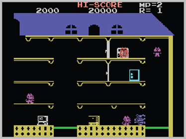 Mappy (Opcode Games) - Screenshot - Gameplay (World) - 256x192