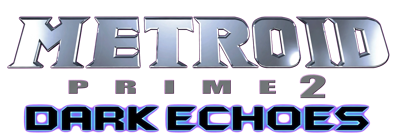 Metroid Prime 2: Dark Echoes - Clear Logo (Japan) - 2592x896