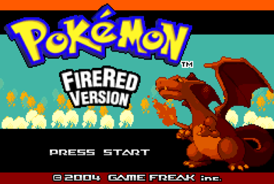Pokémon FireRed Version - Screenshot - Game Title (United States) - 2149x1440
