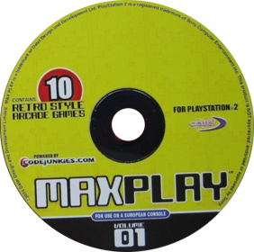 MaxPlay Classic Games Volume 1 - Disc (Europe) - 600x596