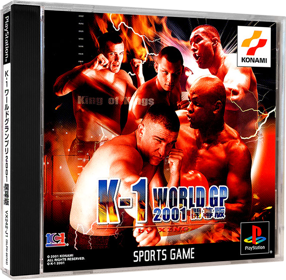 K-1 World Grand Prix 2001: Kaimakuban - Box - 3D (Japan) - 1000x980