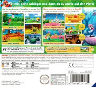 Mario Golf: World Tour - Box - Back (Germany) - 885x800