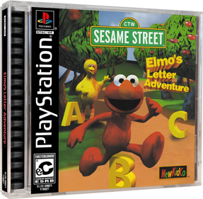 Sesame Street: Elmo's Letter Adventure - Box - 3D (North America) - 1227x1200