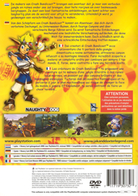 Jak and Daxter: The Precursor Legacy - Box - Back (Italy) - 1527x2161