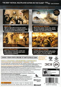 Battlefield: Bad Company 2 - Box - Back (North America) - 640x915
