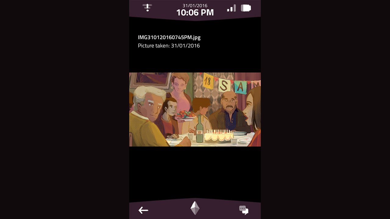 Illustration of A Normal Lost Phone