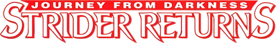 Journey from Darkness: Strider Returns - Clear Logo (North America) - 1200x187
