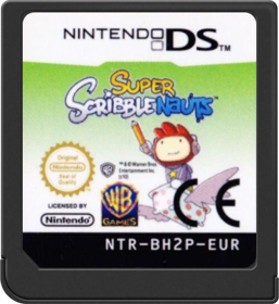 Super Scribblenauts - Cart - Front (Europe) - 517x564