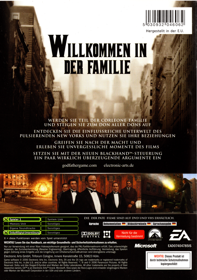 The Godfather: The Game - Box - Back (Germany) - 562x800
