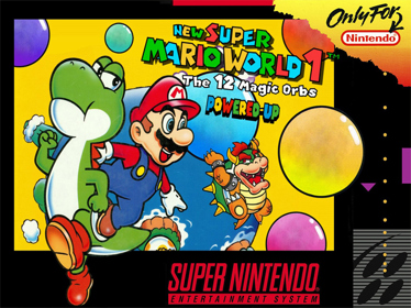 New Super Mario World 1: The Twelve Magic Orbs Powered-Up - Box - Front (United States) - 640x480