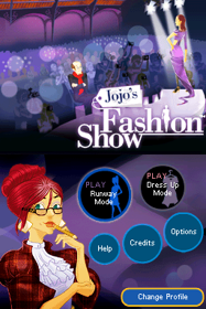 Jojo's Fashion Show: Design in a Dash! - Screenshot - Game Title (World) - 256x384