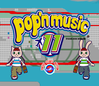 Pop'n Music 11 - Screenshot - Game Title (Japan) - 512x448