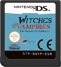 Witches & Vampires: The Secrets of Ashburry - Cart - Front (Europe) - 517x564