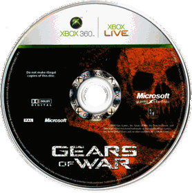 Gears of War - Disc (Europe) - 2883x2904