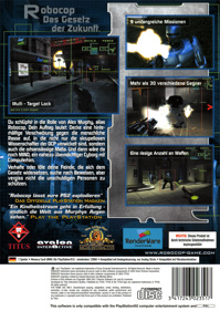 RoboCop - Box - Back (Germany) - 640x903