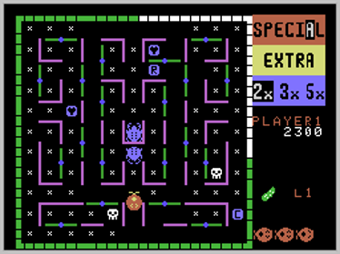 Lady Bug - Screenshot - Gameplay (World) - 256x192