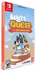Bluey's Quest for the Gold Pen - Box - 3D (World) - 345x680