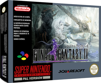 Final Fantasy II - Box - 3D (Spain) - 897x738