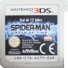Spider-Man: Edge of Time - Cart - Front (Europe) - 775x771