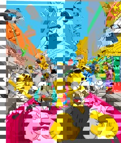 The Simpsons: Road Rage - Advertisement Flyer - Front (World) - 1650x1944