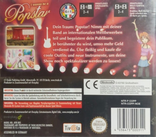 Dreamer Series: Pop Star - Box - Back (Germany) - 803x707