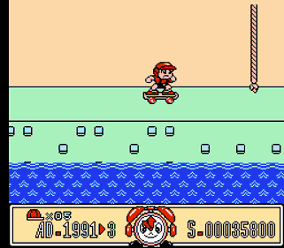 Time Zone - Screenshot - Gameplay (World) - 256x224