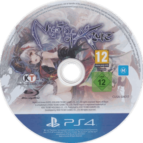 Nights of Azure - Disc (World) - 742x741
