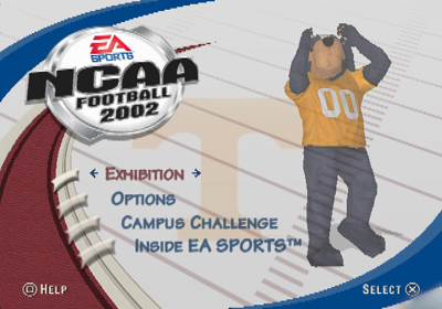 NCAA Football 2002 - Screenshot - Game Select (North America) - 640x448
