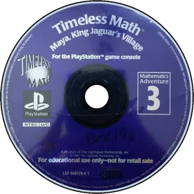 Timeless Math Adventure 3: Maya, King Jaguar's Village - Disc (North America) - 800x800