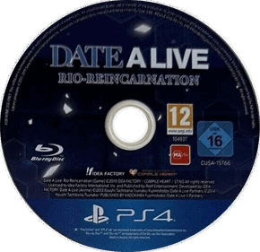 DATE A LIVE: Rio Reincarnation - Disc (World) - 545x528