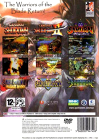 Samurai Shodown Anthology - Box - Back (Europe) - 1528x2161