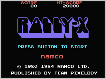 Rally X (Team Pixelboy) - Screenshot - Game Title (World) - 256x192