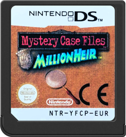 Mystery Case Files: MillionHeir - Cart - Front (Europe) - 517x564