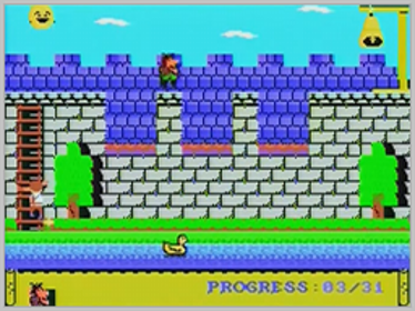 Casimodo - Screenshot - Gameplay (World) - 256x192