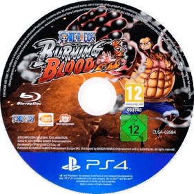 One Piece: Burning Blood  - Disc (Europe) - 635x635