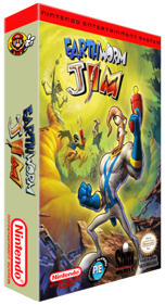 Earthworm Jim NES Edition - Box - 3D (Canada) - 325x600