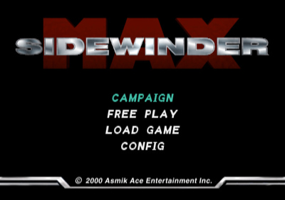 Sidewinder Max - Screenshot - Game Select (Japan) - 640x448