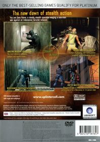 Tom Clancy's Splinter Cell: Pandora Tomorrow - Box - Back (Australia) - 563x800