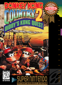 Donkey Kong Country 2: Diddy's Kong Quest - Fanart - Box - Front (North America) - 1534x2100