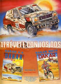 Dakar 4x4 - Advertisement Flyer - Front (Spain) - 900x1238