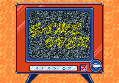 Monita to Rimoko no Head On Channel - Screenshot - Game Over (Japan) - 320x224