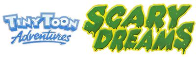 Tiny Toon Adventures: Scary Dreams - Clear Logo (North America) - 1400x413