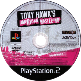 Tony Hawk's American Wasteland - Disc (Europe) - 765x772
