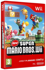 New Super Mario Bros. Wii - Box - 3D (France) - 548x826