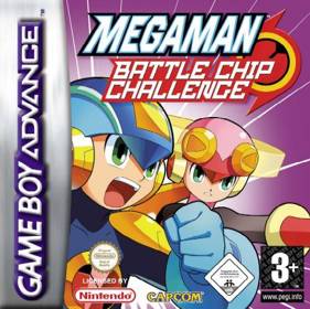 Mega Man: Battle Chip Challenge - Box - Front (Europe) - 500x499