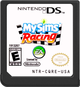 MySims: Racing - Cart - Front (North America) - 517x564
