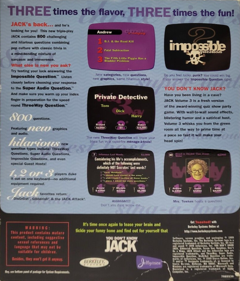You Don't Know Jack: Volume 3 - Box - Back (United States) - 1200x1404