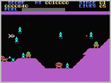 Cavern Fighter - Screenshot - Gameplay (World) - 256x192
