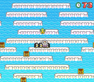 Konae-chan no Dokidoki Penguin Kazoku - Screenshot - Gameplay (Japan) - 256x224
