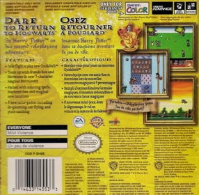 Harry Potter and the Chamber of Secrets - Box - Back (North America) - 640x627